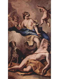 Постер DRABS A3 Себастьяно Риччи, Диана и Эндимион