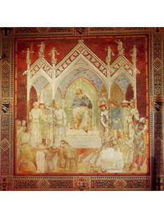 Постер DRABS A3 Пьетро Лоренцетти, Мученичество францисканцев в Сеуте