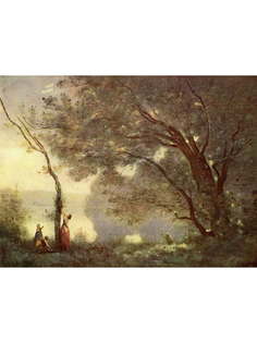 Постер DRABS A2 Коро, Камиль, Воспоминание о Мортефонтене