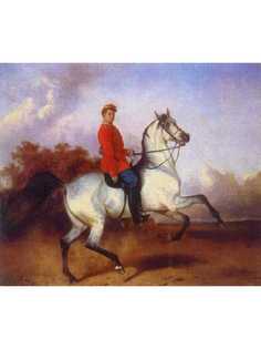 Постер DRABS A2 Сверчков Николай Егорович, Охотник, застигнутый зимней вьюгой