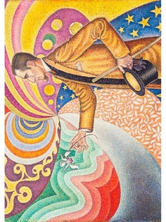 Постер DRABS A3 Поль Синьяк - Портрет Феликса Фенеона на эмалевом фоне