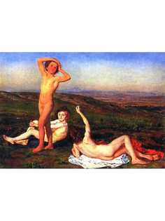 Постер DRABS A2 Иванов Александр Андреевич, Три обнаженных мальчика