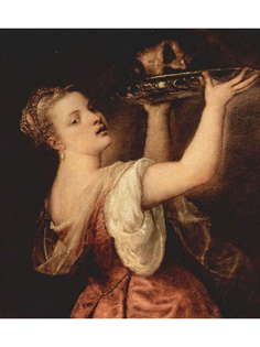 Постер DRABS A2 Tициан Вечеллио, Саломея с головой Иоанна Крестителя