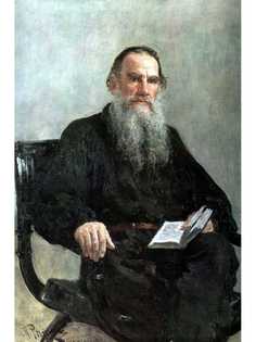 Постер DRABS A3 Репин Илья Ефимович, Портрет Льва Толстого