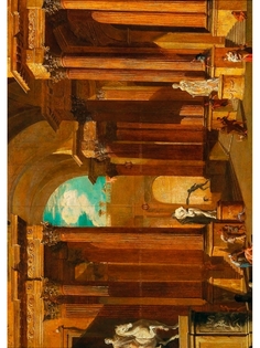 Постер DRABS А2 Марко Риччи - Архитектурное каприччио с фигурами