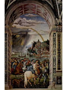 Постер DRABS A3 Пинтуриккио, Э.С. Пикколомни отправляется на Базельский собор