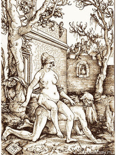 Постер DRABS A3 Ганс Бальдунг, Аристотель и Филлис