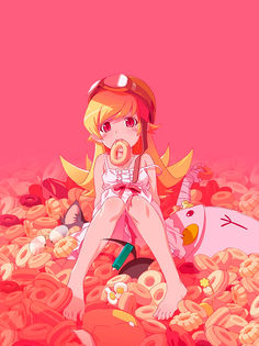 Постер DRABS А2 Ошино Шинобу