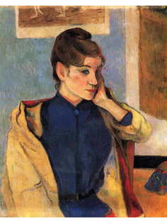 Постер DRABS A2 Гоген, Поль, Портрет девушки