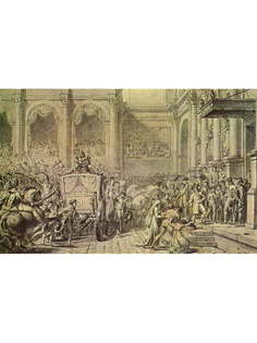 Постер DRABS A2 Давид, Жак Луи, Прибытие Наполеона в ратушу