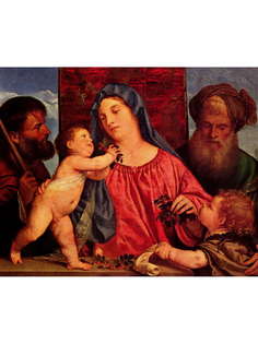 Постер DRABS A3 Tициан Вечеллио, Мадонна с вишнями