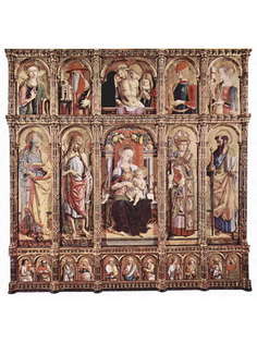 Постер DRABS A3 Карло Кривелли, Центральный алтарь кафедрального собора в Асколи