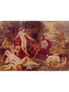 Постер DRABS A3 Пуссен, Николя, Мидас и Вакх