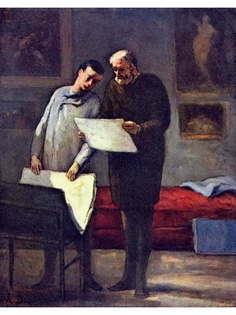 Постер DRABS A2 Домье, Оноре Викторьен, Совет молодому художнику