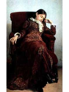 Постер DRABS A2 Репин Илья Ефимович, Вера Репина. Отдых