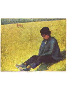 Постер DRABS A2 Сёра, Жорж, Мальчик, сидящий на лугу