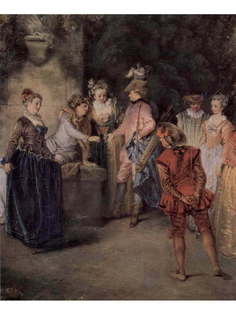 Постер DRABS A2 Ватто, Антуан, Развлечения на приволье 1