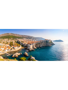 Постер DRABS A2 Вид из форта Ловриенац в Старый город Дубровника в Хорватии