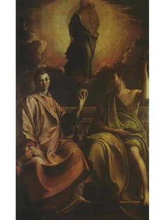 Постер DRABS A3 Пармиджанино, Мадонна со святым Стефаном и Иоанном Крестителем