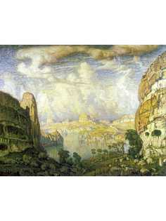 Постер DRABS A2 Богаевский Константин Федорович, Южная страна. Пещерный город