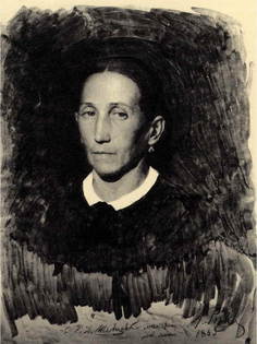 Постер DRABS A3 Репин Илья Ефимович, Портрет Е.Д.Шевцовой