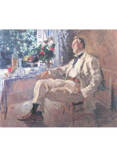 Постер DRABS A2 Коровин Константин Алексеевич, Портрет Федора Ивановича Шаляпина