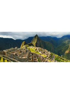 Постер DRABS A2 Панорама цитадели инков Мачу-Пикчу в Перу