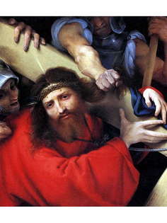 Постер DRABS A3 Лоренцо Лотто, Христос несущий крест