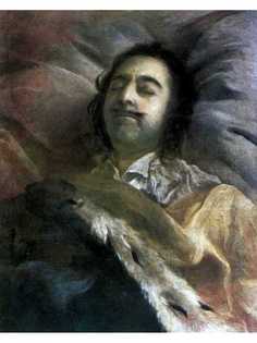 Постер DRABS A2 Никитин Иван Никитич, Петр I на смертном ложе