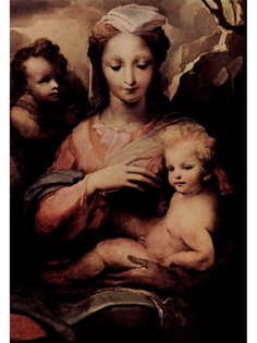 Постер DRABS A2 Доменико Беккафуми, Мадонна и Иоанн Креститель