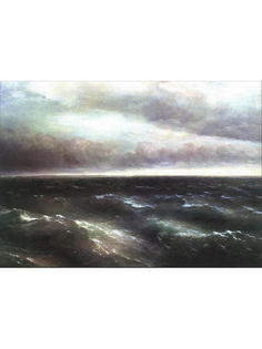 Постер DRABS A2 Айвазовский Иван Константинович, Великие пути. Кронштадт