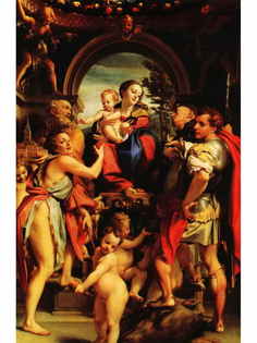 Постер DRABS A3 Корреджо, Мадонна со Св. Георгием