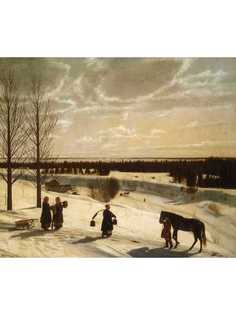 Постер DRABS A2 Крылов Никифор Степанович, Зима