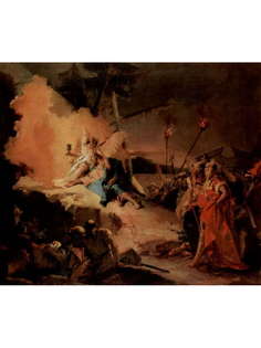 Постер DRABS A2 Джованни Баттиста Тьеполо, Христос на Масличной горе и ангел с чашей