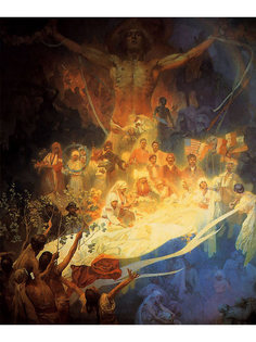 Постер DRABS A3 Альфонс Муха 1860 1939 , Апафеоз истории славянства