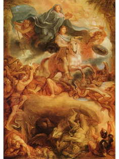 Постер DRABS A3 Лебрен, Шарль, Апофеоз Людовика XIV