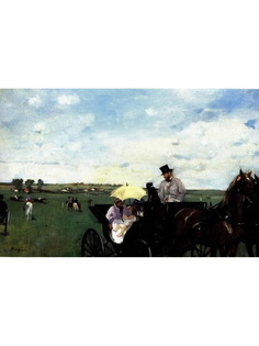 Постер DRABS A3 Дега, Эдгар, Карета на скачках