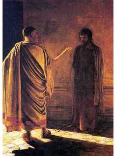 Постер DRABS A2 Ге Николай Николаевич, Что есть истина. Христос и Пилат