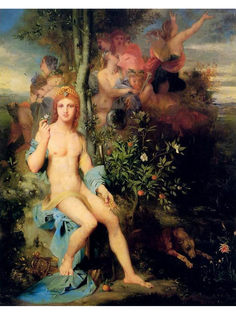 Постер DRABS A3 Гюстав Моро, Аполлон и музы