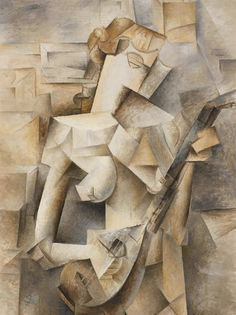 Постер DRABS A3 Пабло Пикассо - Девушка с мандолиной