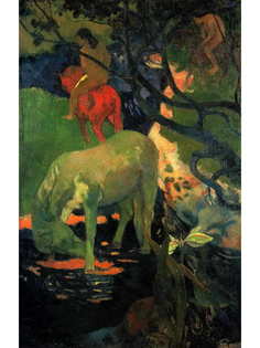 Постер DRABS A2 Гоген, Поль, У водопоя