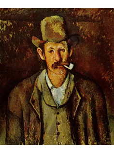 Постер DRABS A2 Сезанн, Поль, Мужчина с трубкой