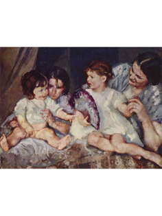 Постер DRABS A3 Армандо Спадини, Дети с веером