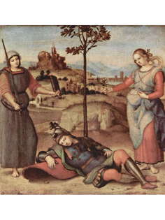 Постер DRABS A2 Рафаэль Санти, Сон рыцаря