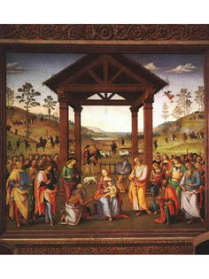 Постер DRABS A3 Перуджино Пьетро ди Христофоро Вануччи ок. 1446 1523 , Поклонение волхвов