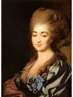 Постер DRABS A3 Левицкий Дмитрий Григорьевич, Портрет Прасковьи Николаевны Репниной