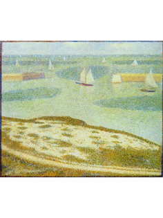 Постер DRABS A2 Сёра, Жорж, Корабли, входящие в гавань Пор-ан-Бессен