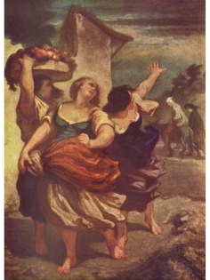 Постер DRABS A2 Домье, Оноре Викторьен, Мельник, его сын и ослик