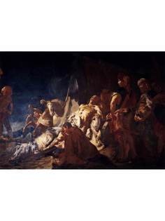 Постер DRABS A3 Джованни Баттиста Пьяццетта, The Death of Darius