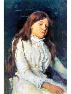 Постер DRABS A3 Васнецов Виктор Михайлович, Портрет Натальи Анатольевны Мамонтовой